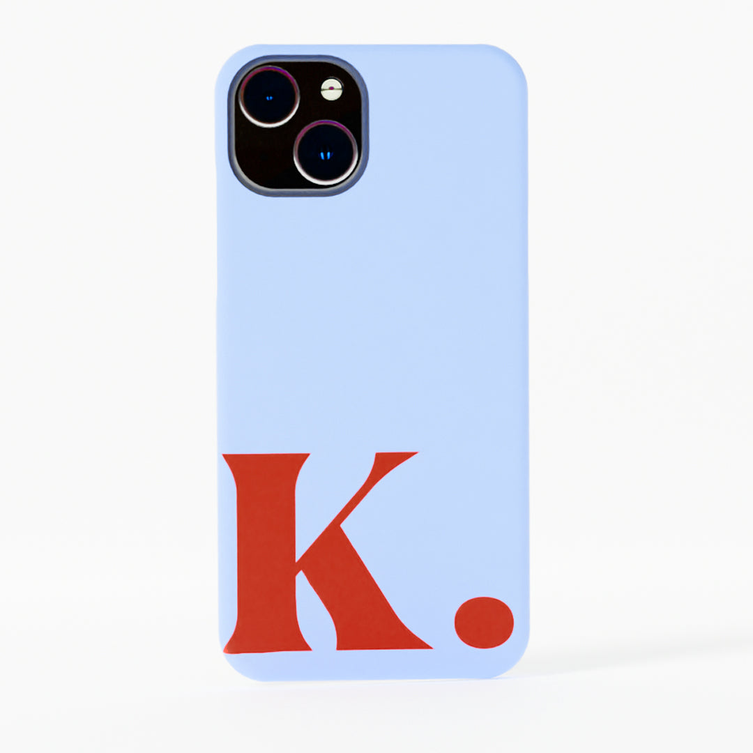 Custom Initial - Matte Finished Case