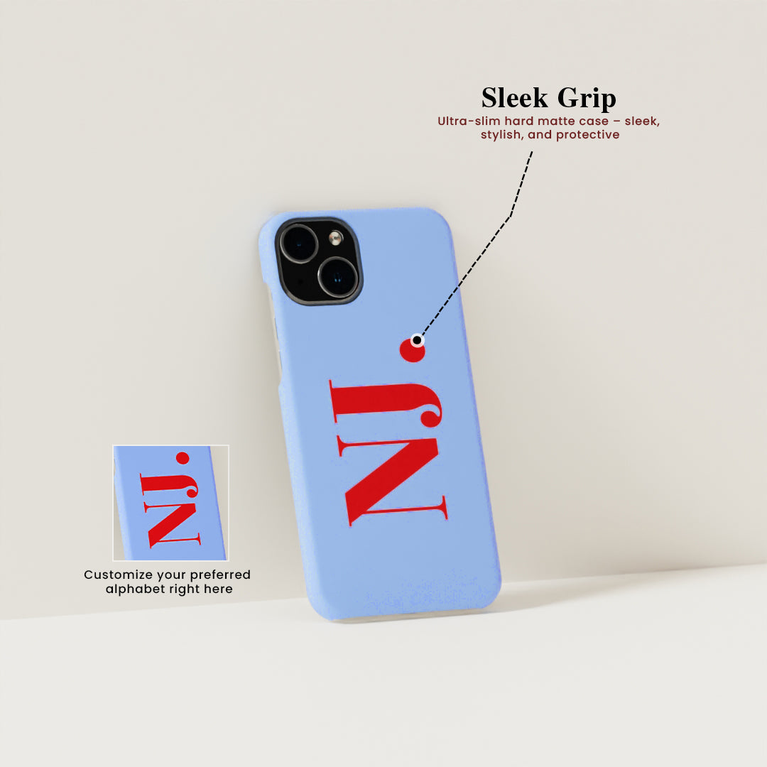 Dual Lettring - Matte Finished Case