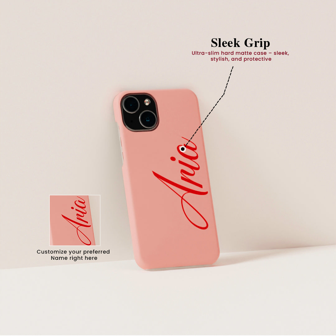 Custom Name - Matte Finished Case