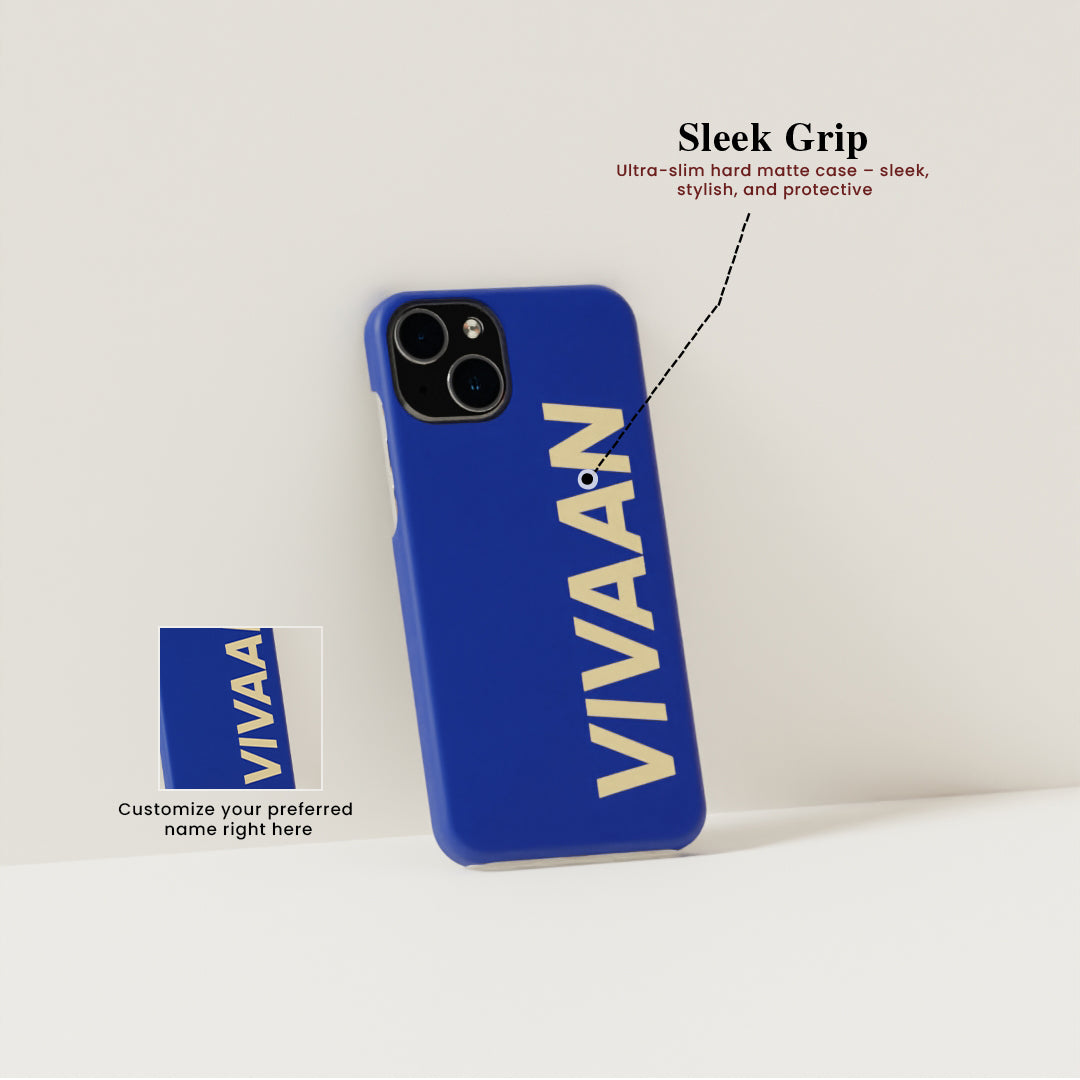 Minimalist Personalized Name - Matte Finished Case