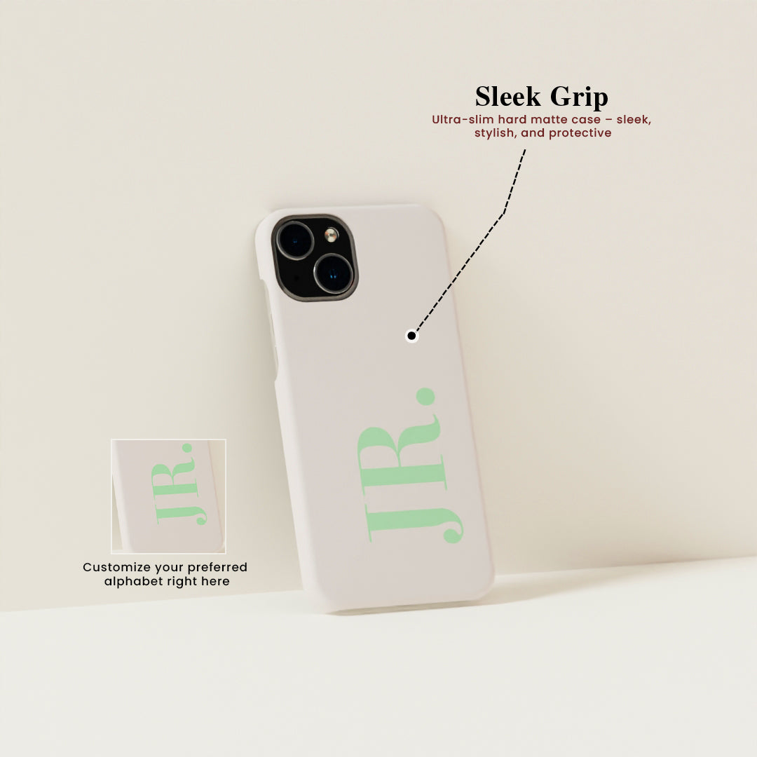 Minimalist Monogram - Matte Finished Case