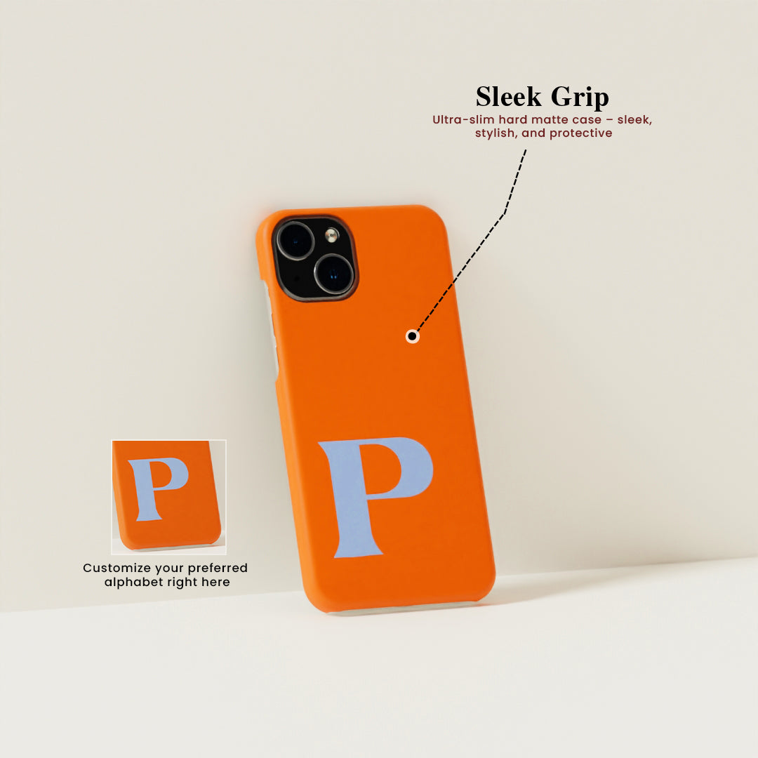 Vibrant Custom Alphabet - Matte Finished Case