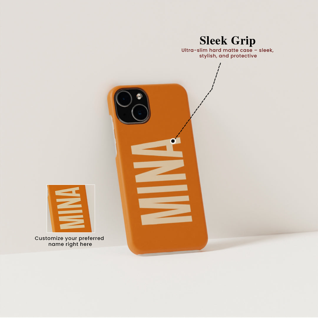 Sleek Personalized - Matte Finished Case