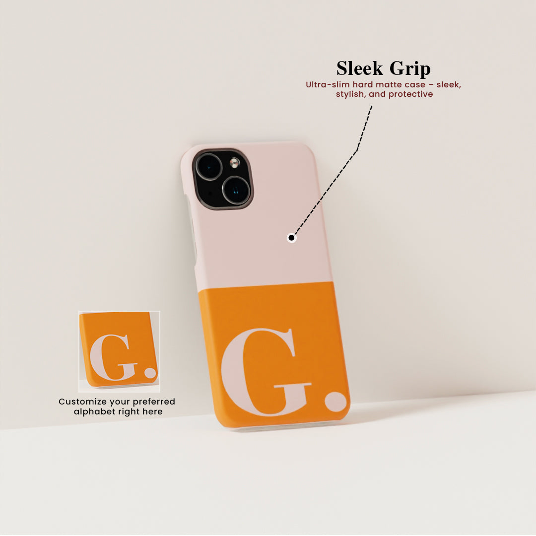 Personalized Dual Tone - Matte Finished Case