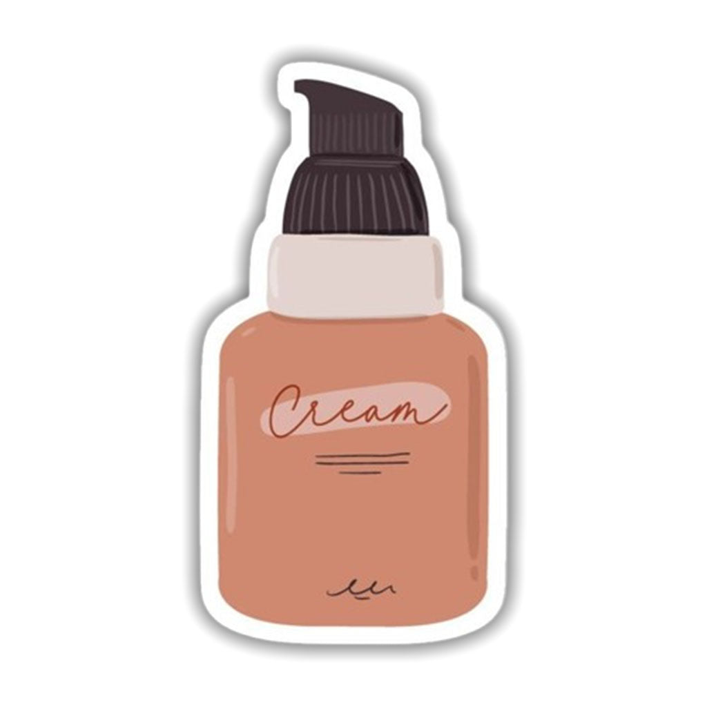 Cream Sticker