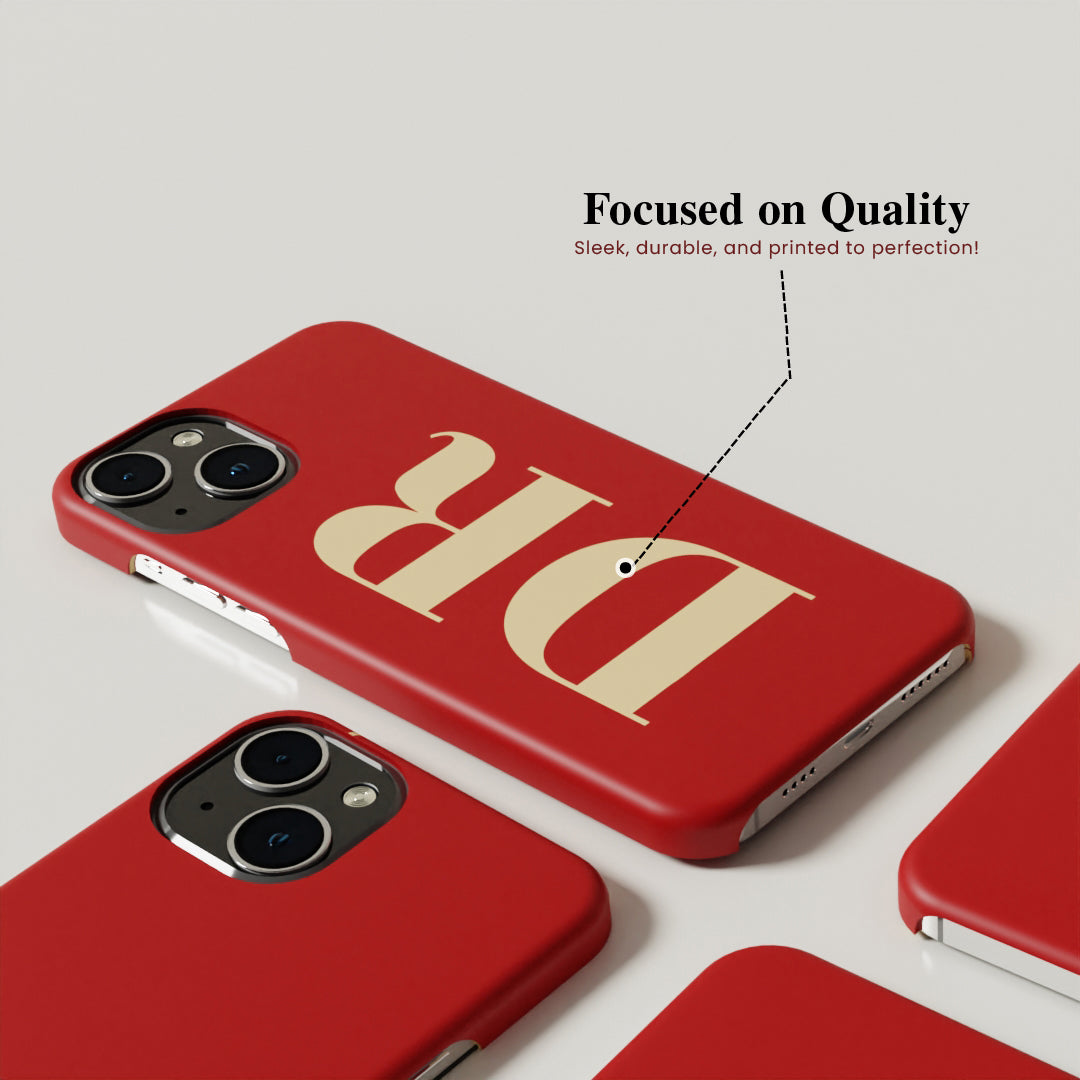 Chic Custom Lettering - Matte Finished Case