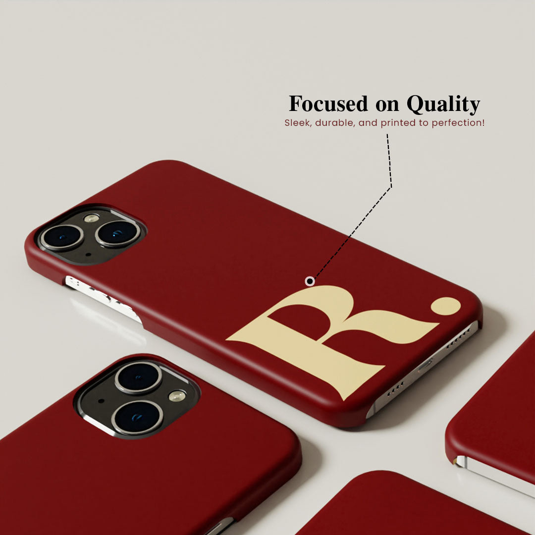 Custom Alphabet - Matte Finished Case