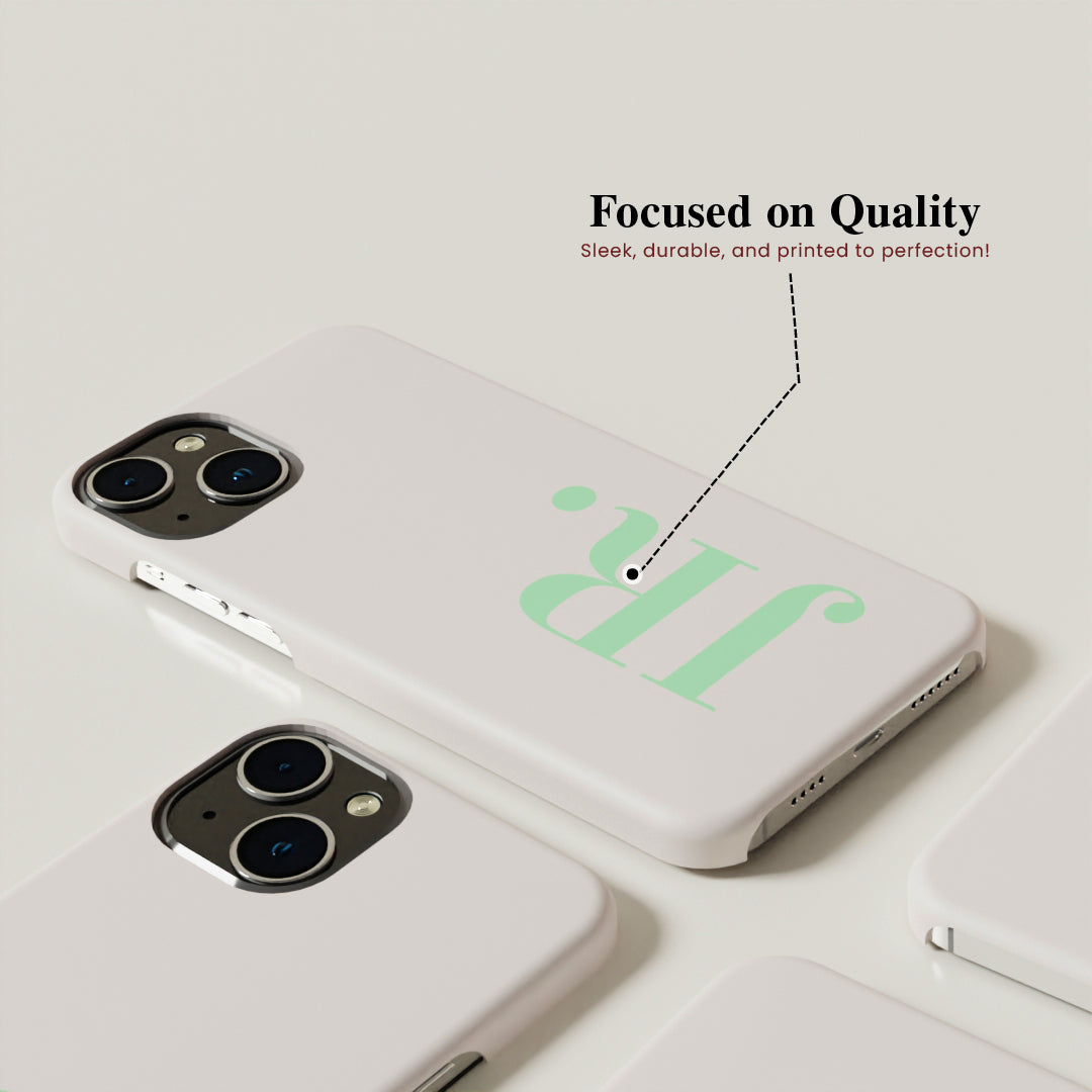 Minimalist Monogram - Matte Finished Case