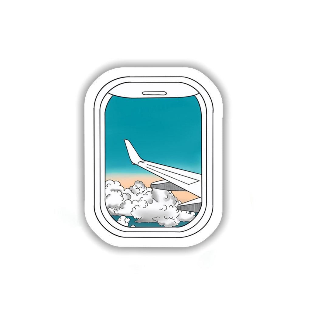 Plane Window Sticker