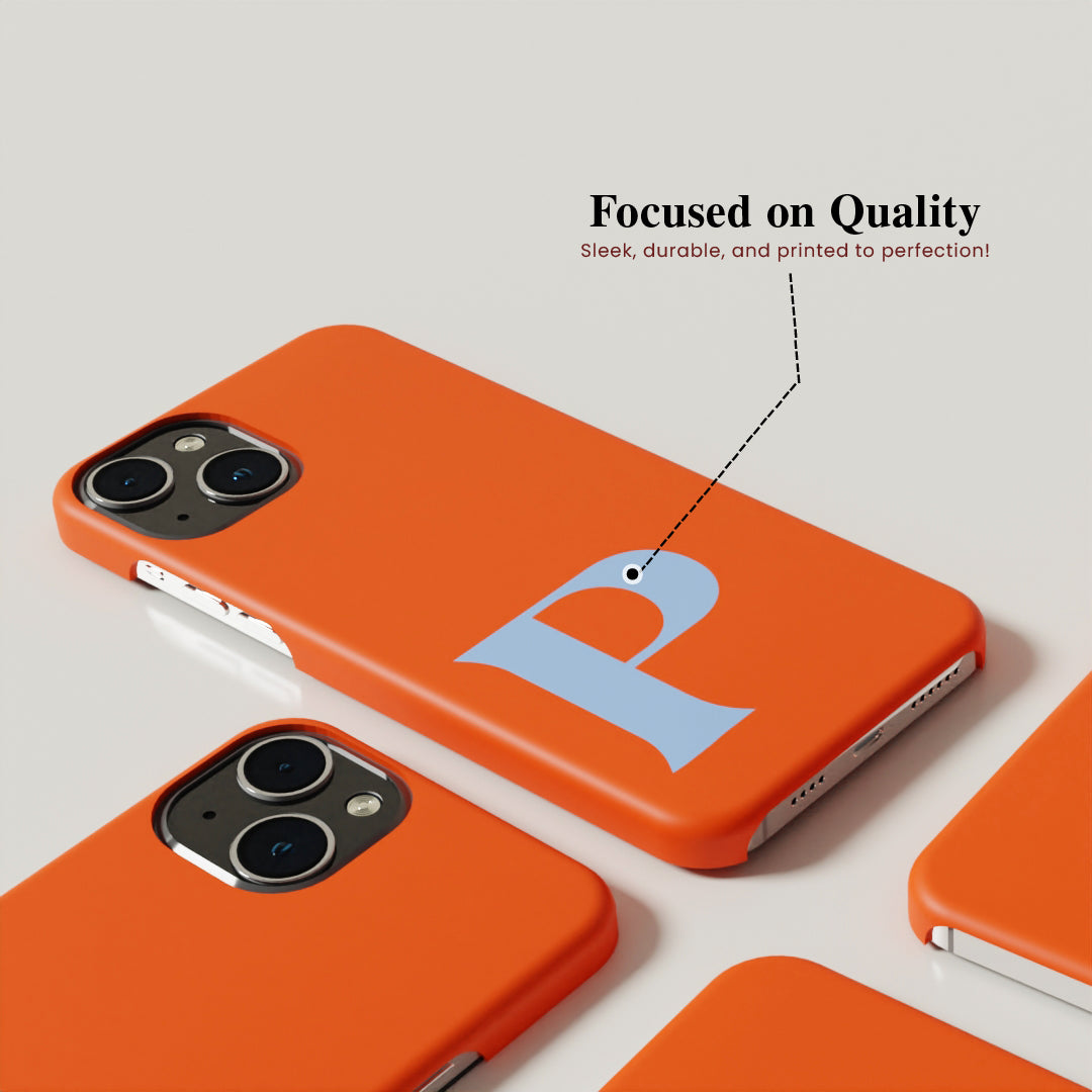 Vibrant Custom Alphabet - Matte Finished Case