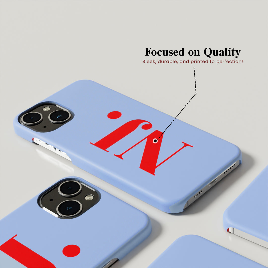 Dual Lettring - Matte Finished Case