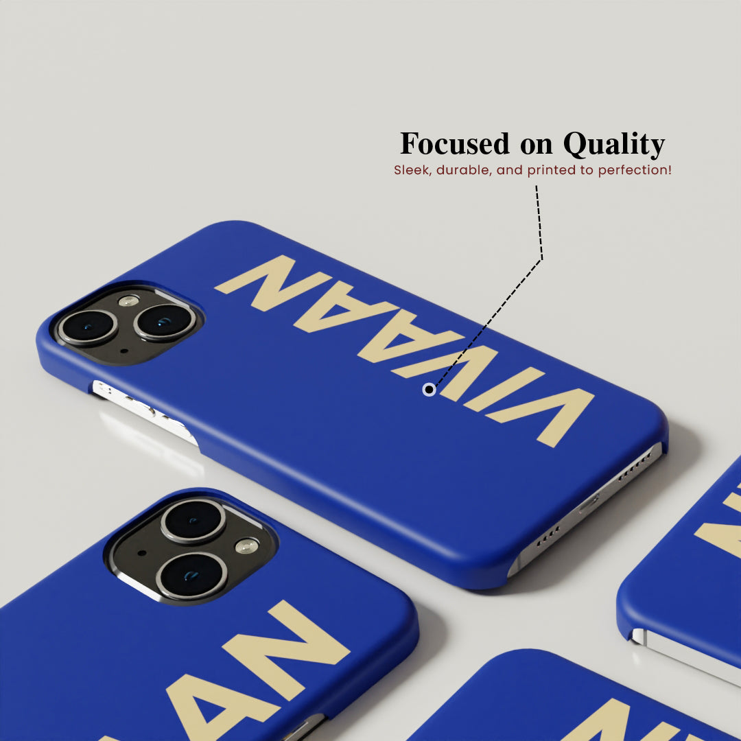 Minimalist Personalized Name - Matte Finished Case