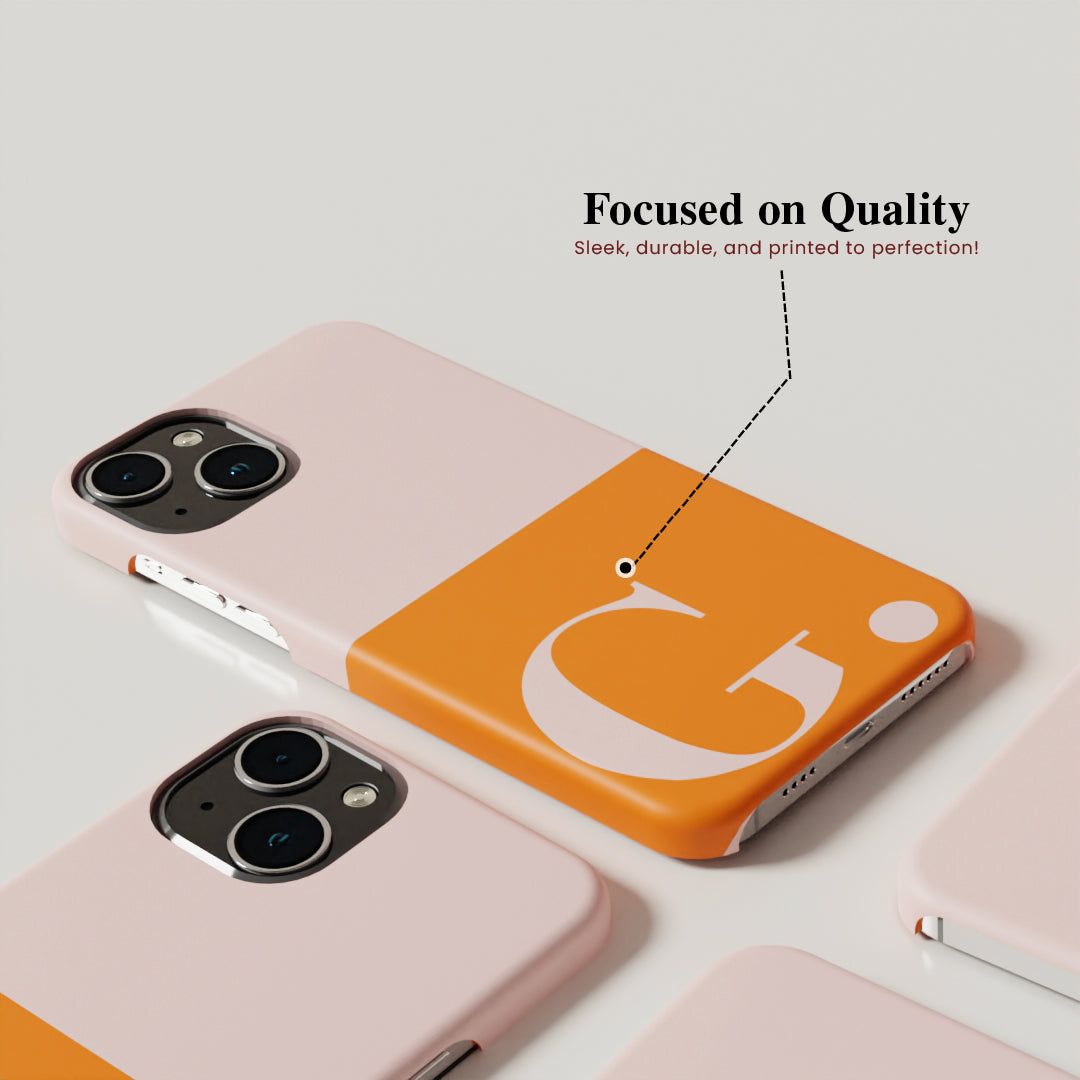 Personalized Dual Tone - Matte Finished Case