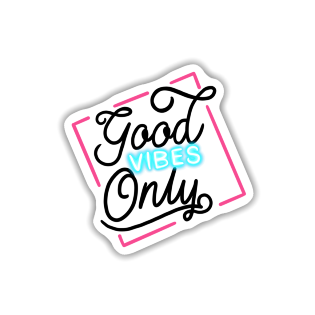 Good Vibes Only Sticker