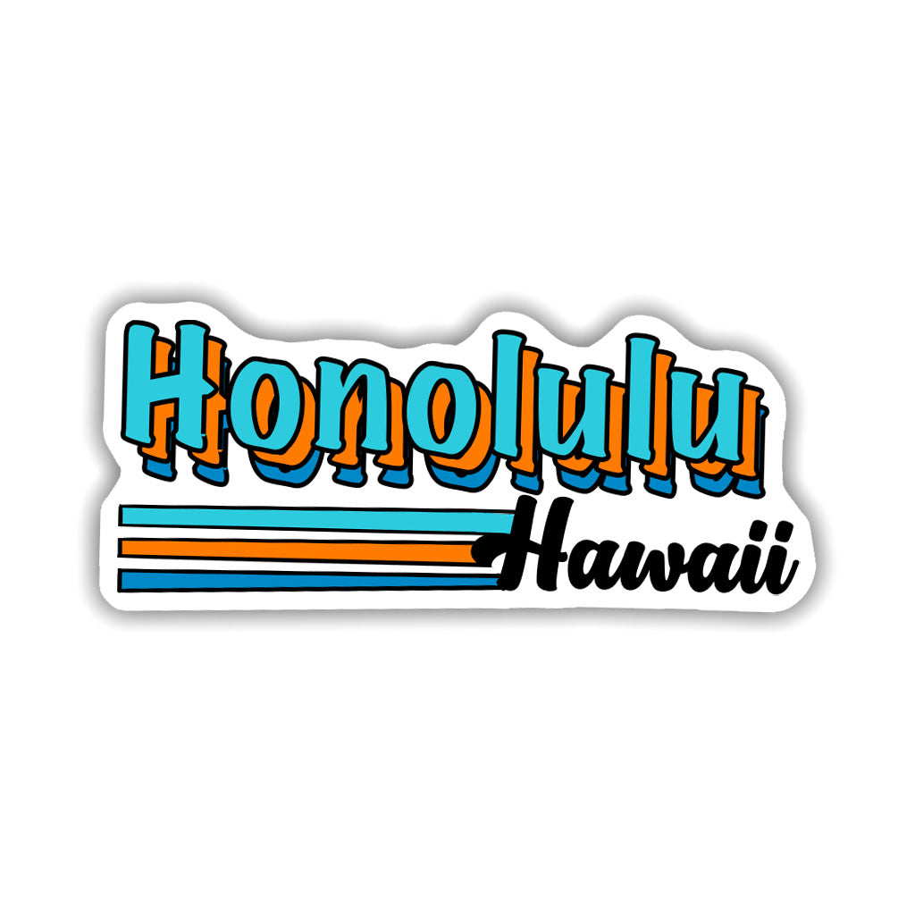 Honolulu Hawaii Sticker