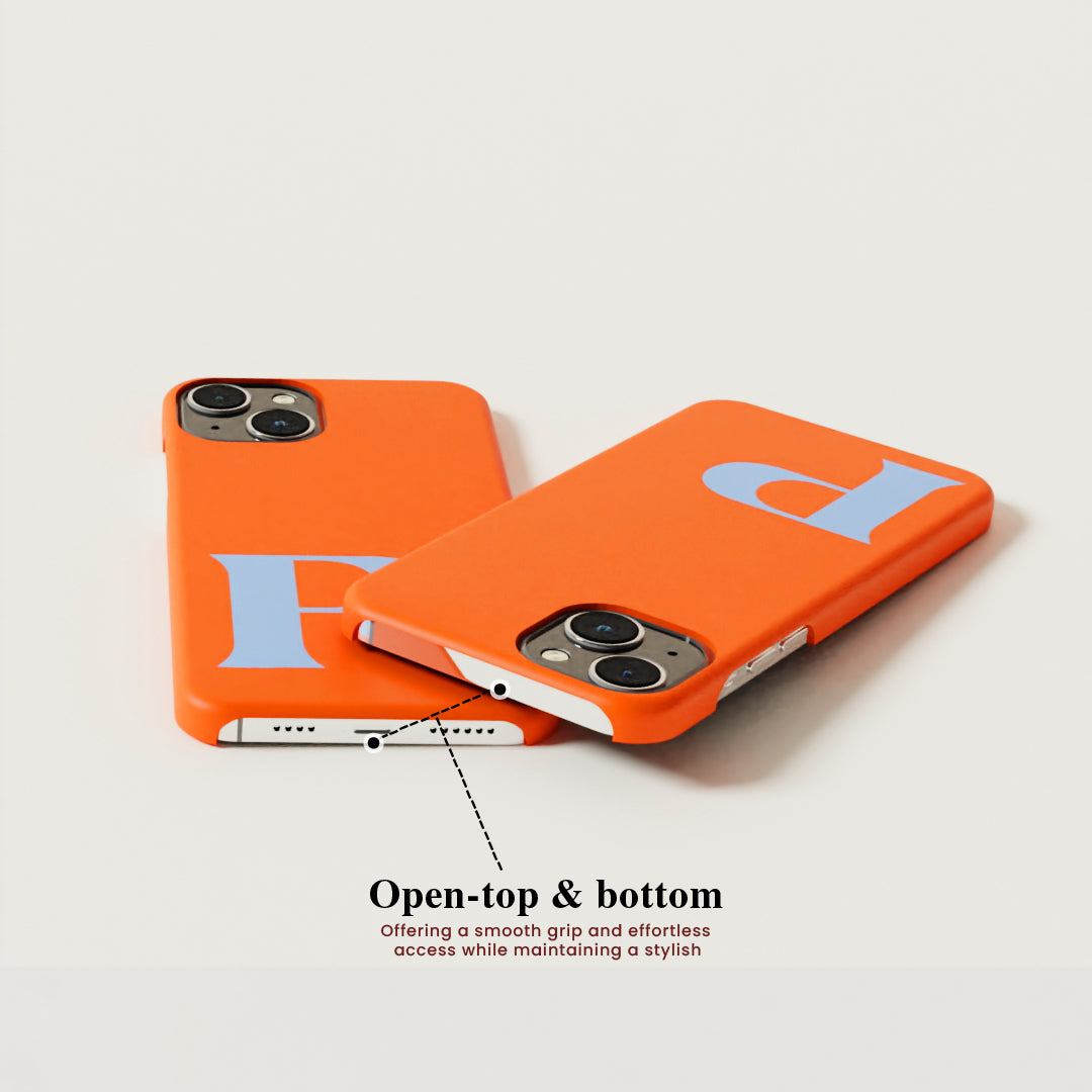 Vibrant Custom Alphabet - Matte Finished Case