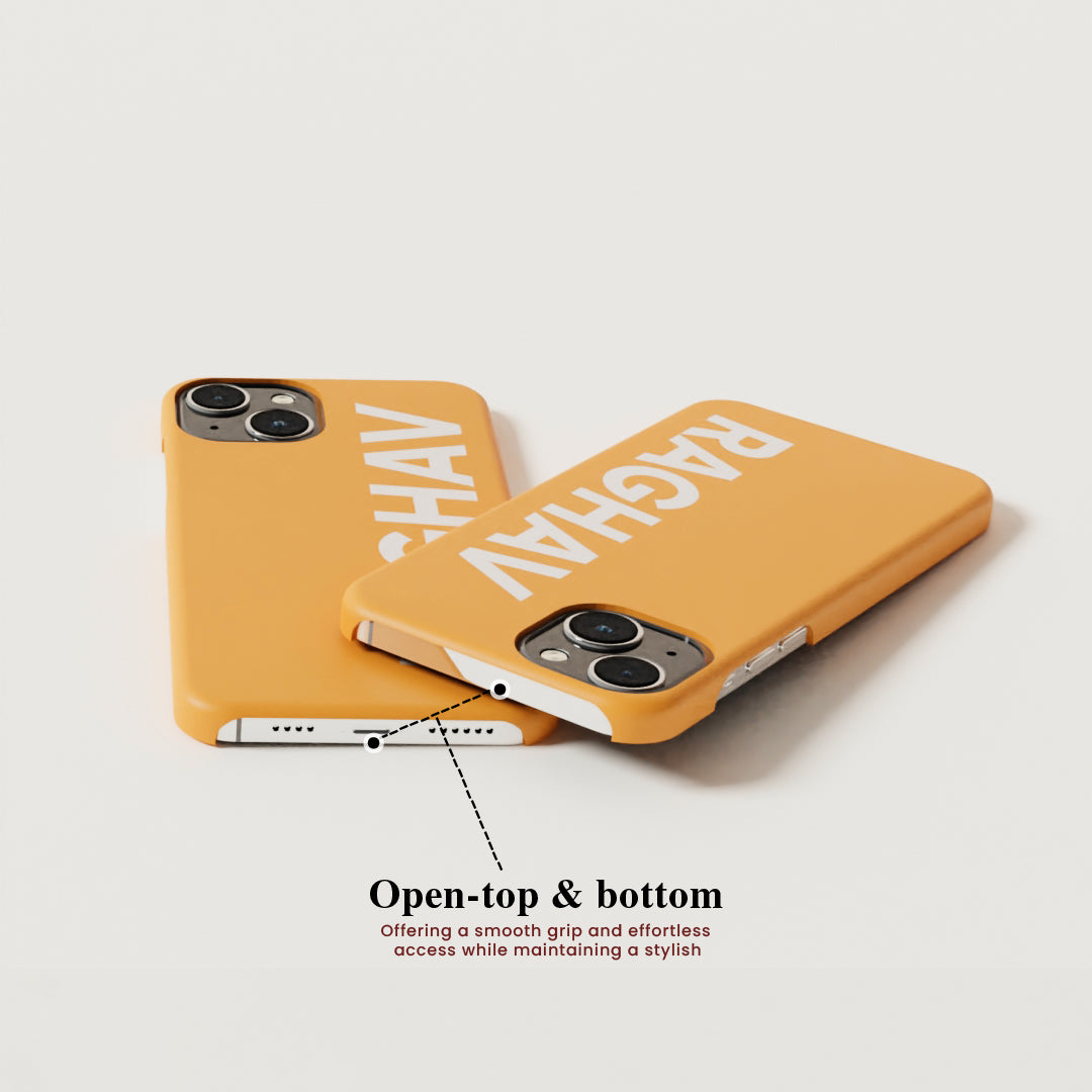 Personalized Vertical Name - Matte Finished Case