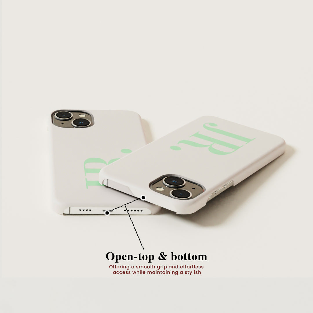 Minimalist Monogram - Matte Finished Case