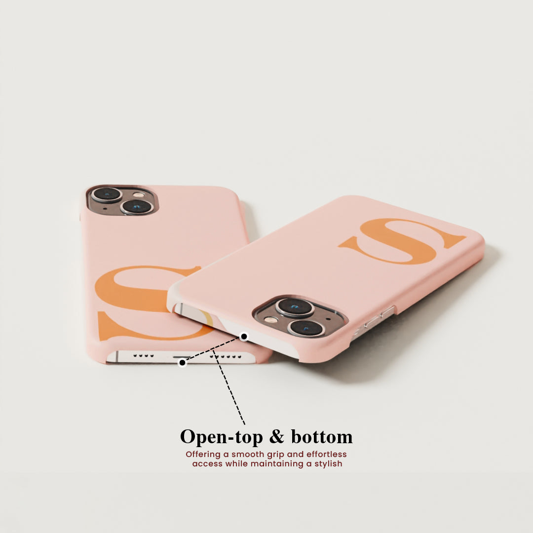 Bold Custom Alphabet - Matte Finished Case