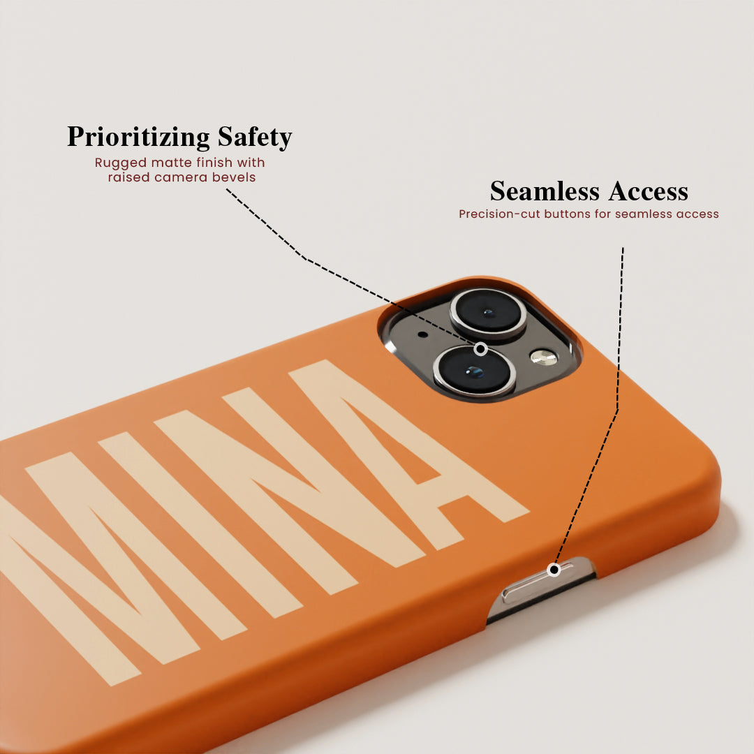 Sleek Personalized - Matte Finished Case