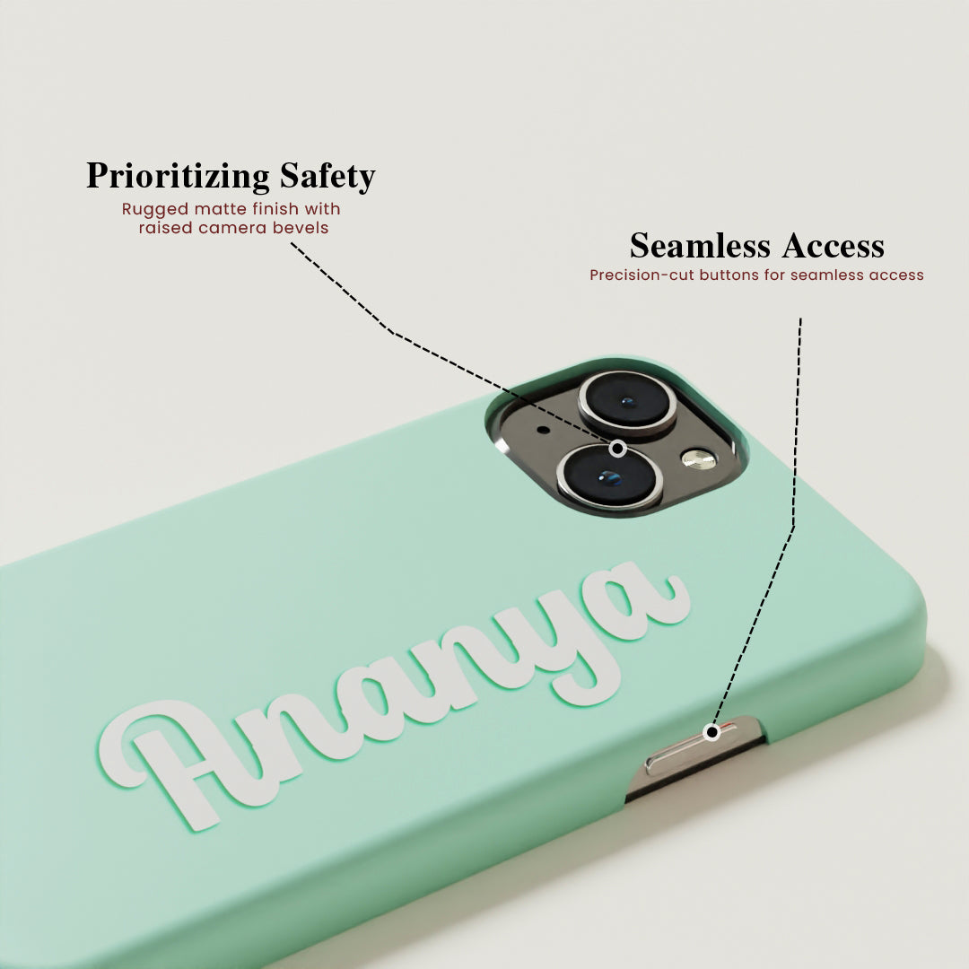 Mint Elegance - Matte Finished Case