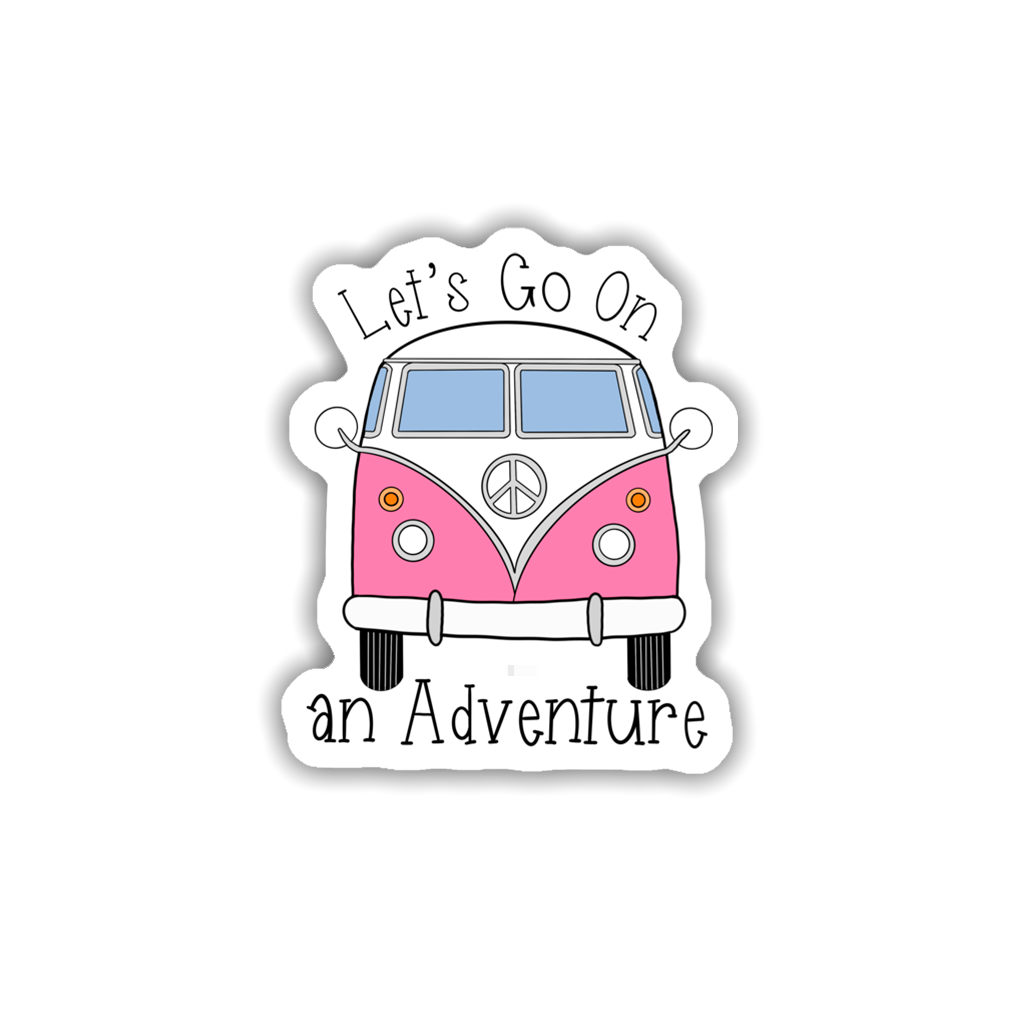 Let's Go On An Adventure Sticker