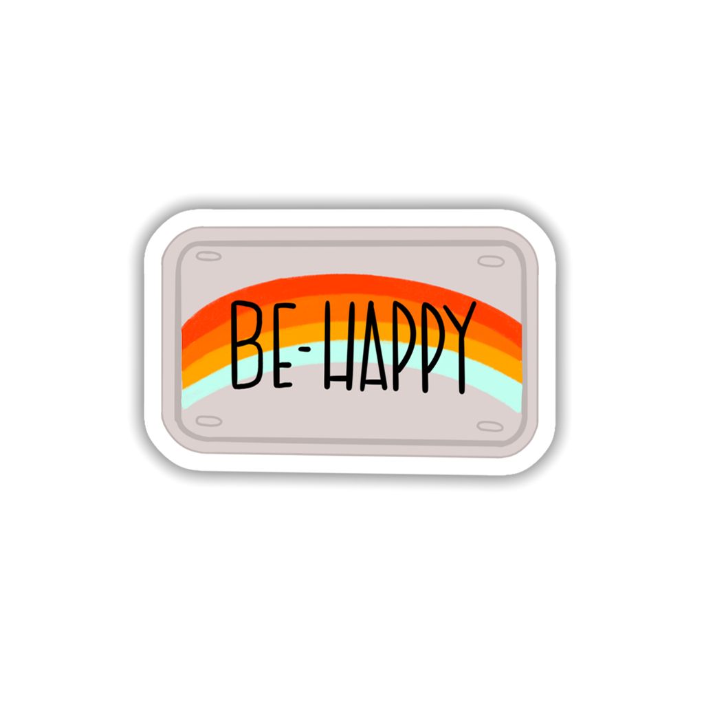 Be Happy Sticker
