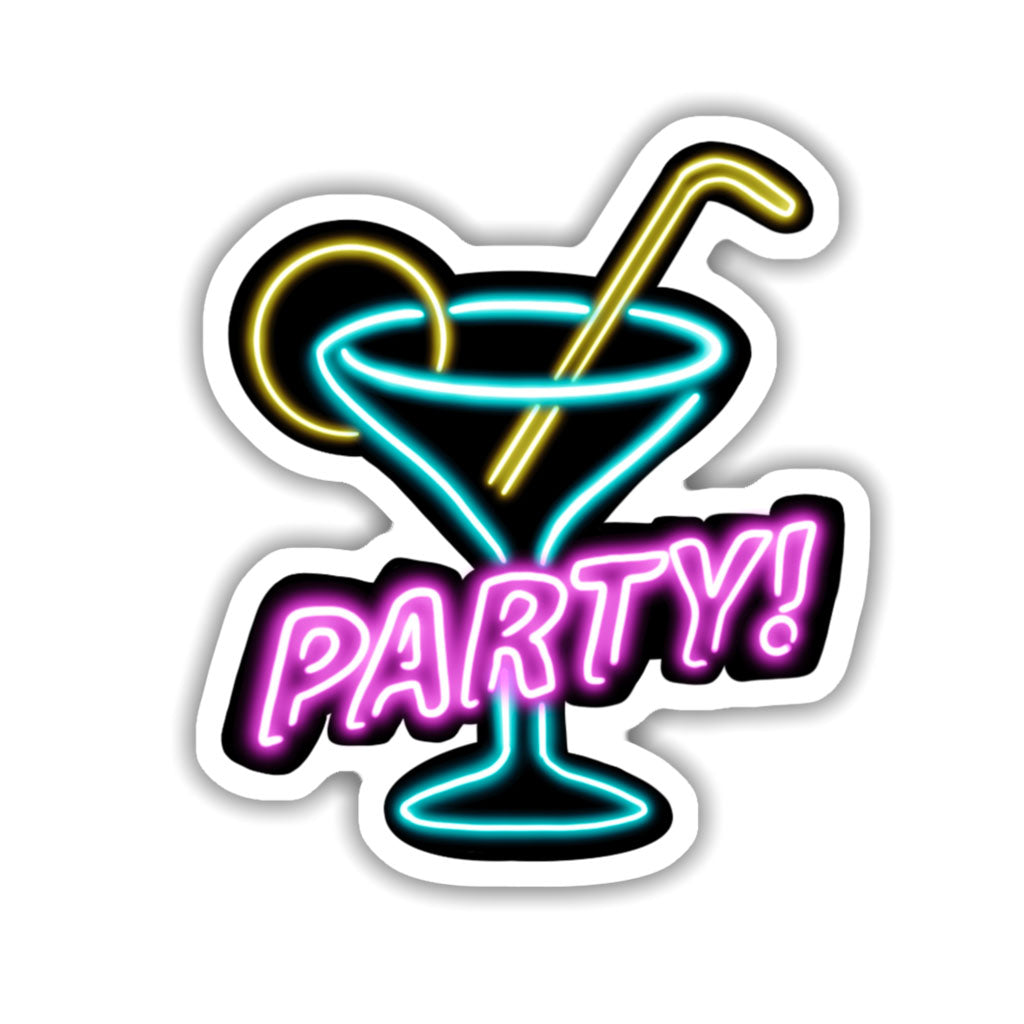 Party Neon Sticker