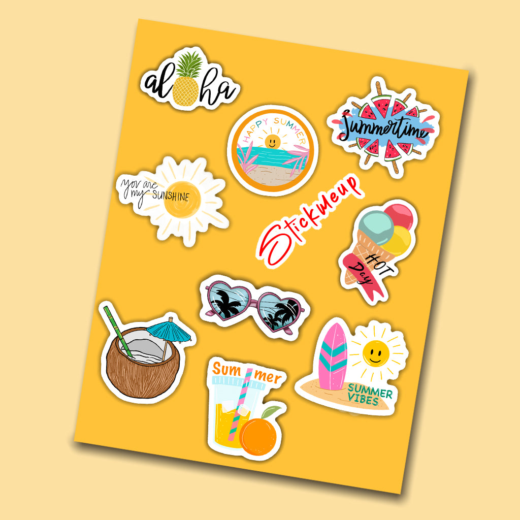 Summer Mini Sticker Sheet