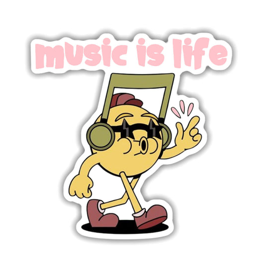 Music Is Life Sticker