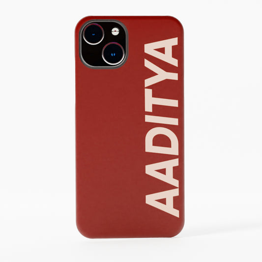 Custom Typography - Matte Finished Case