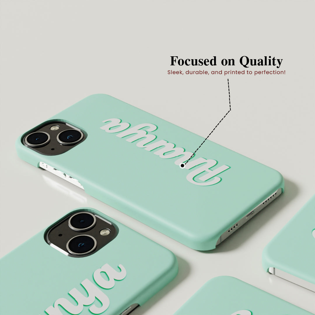 Mint Elegance - Matte Finished Case