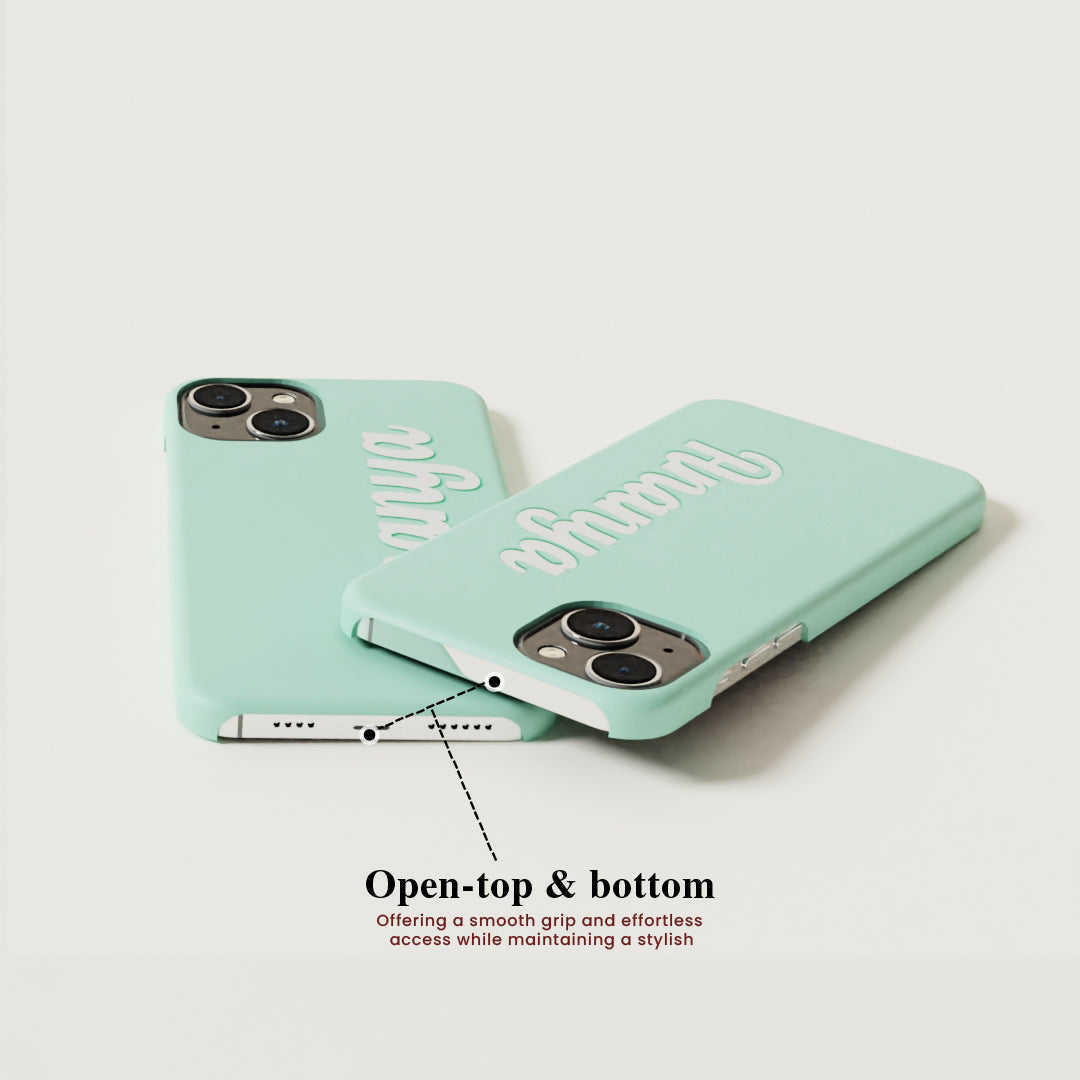 Mint Elegance - Matte Finished Case