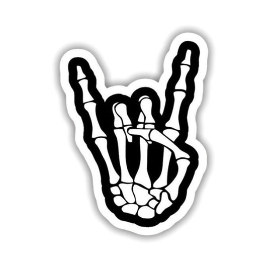 Skeleton Rock Sticker