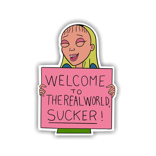 Real World S**ker Sticker
