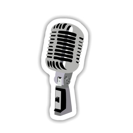 Mic On Sticker
