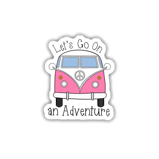 Let's Go On An Adventure Sticker
