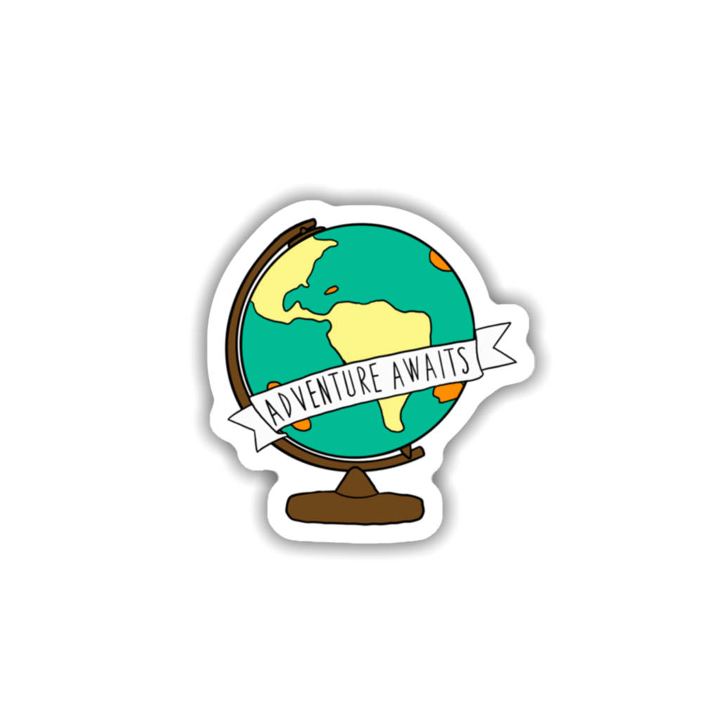 Adventure Awaits Sticker