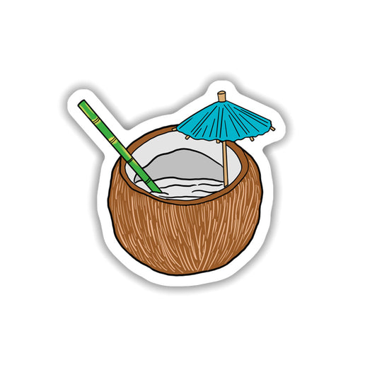 Coconut Drink Sticker