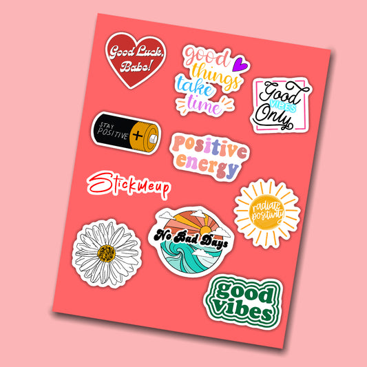 Good Vibes Mini Sticker Sheet