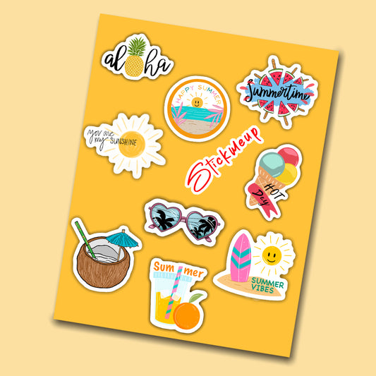 Summer Mini Sticker Sheet