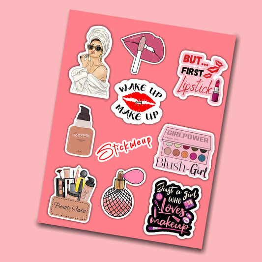 Makeup Mini Sticker Sheet