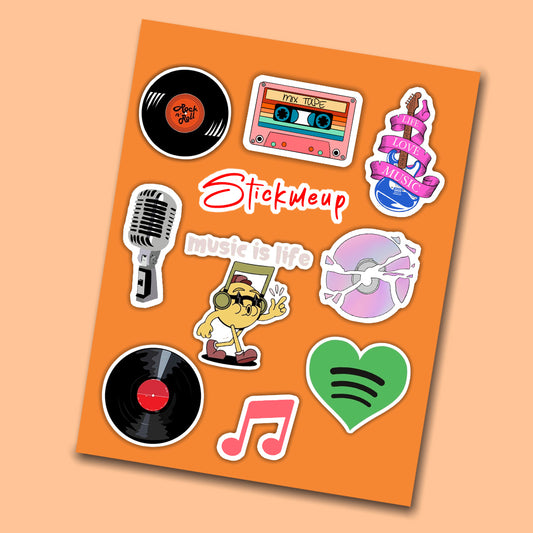 Music Mini Sticker Sheet